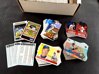 2005 Topps baseball 1-368 + Dem Bums Hobby Masters Own the Game Insert Sets MINT