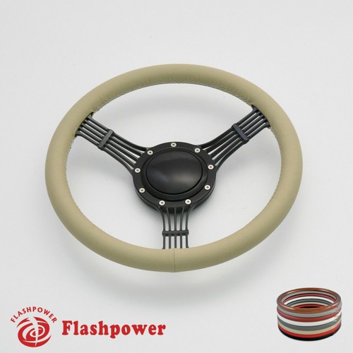 14" Billet Steering Wheels Full Wrap Banjo Wrangler YJ Cherokee Jeep w