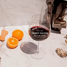 Engraved 670ml Wine Glass