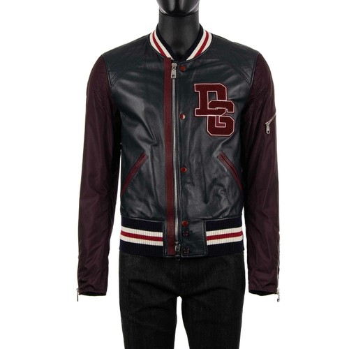 d & g leather jacket