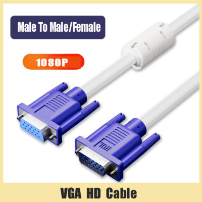 VGA HD Kabel Stecker/Buchse Computer Monitorkabel LCD Verlängerungskabel 1.5-25M