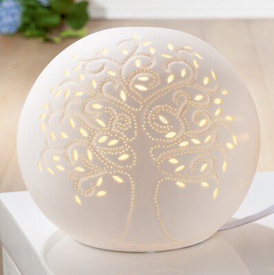 Guild porcelain lamp ball tree of life 16 cm window lamp ball lamp 32034