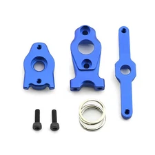 Steering Set Blue Aluminium Upgrade Parts for 1/16 TRAXXAS E-Revo Summit Slash