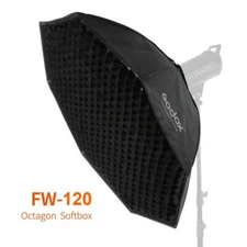 US GODOX 120cm 47" Octagon Honeycomb Grid Softbox for SK400 MS300 AD400Pro Flash