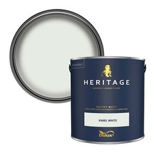 Dulux Heritage Matt Emulsion Paint For Interior Walls Panel White - 2.5L