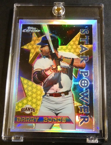 Barry Bonds [Refractor] #10 1996 Topps Chrome card