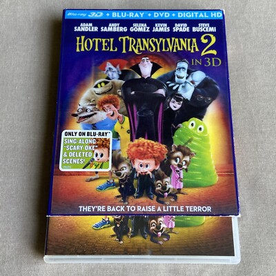 Hotel Transylvania 2 (3D, Blu-ray, DVD 3-Disc Set + Lenticular