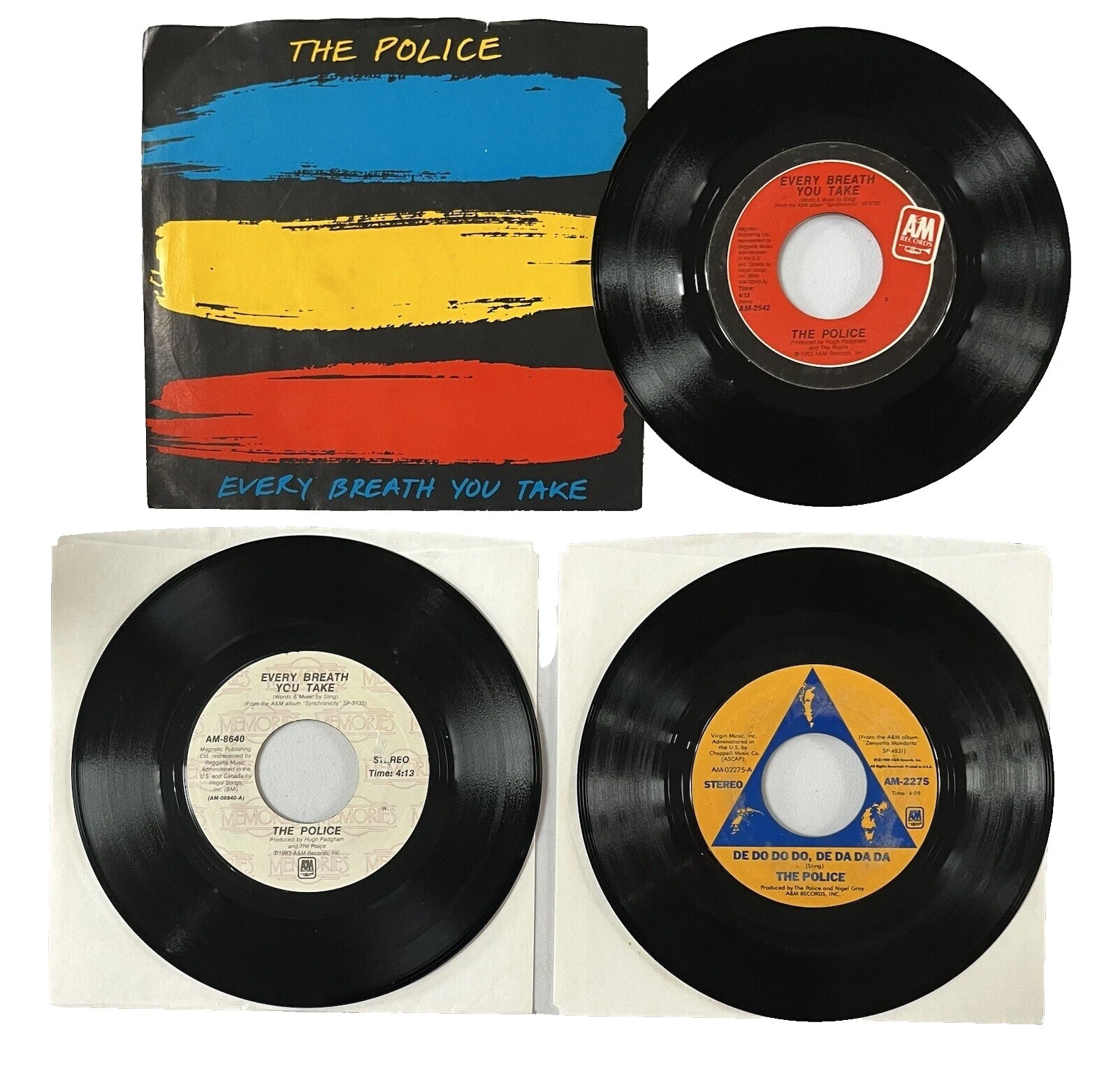 The Police Very Good (VG) Sleeve Vinyl Records