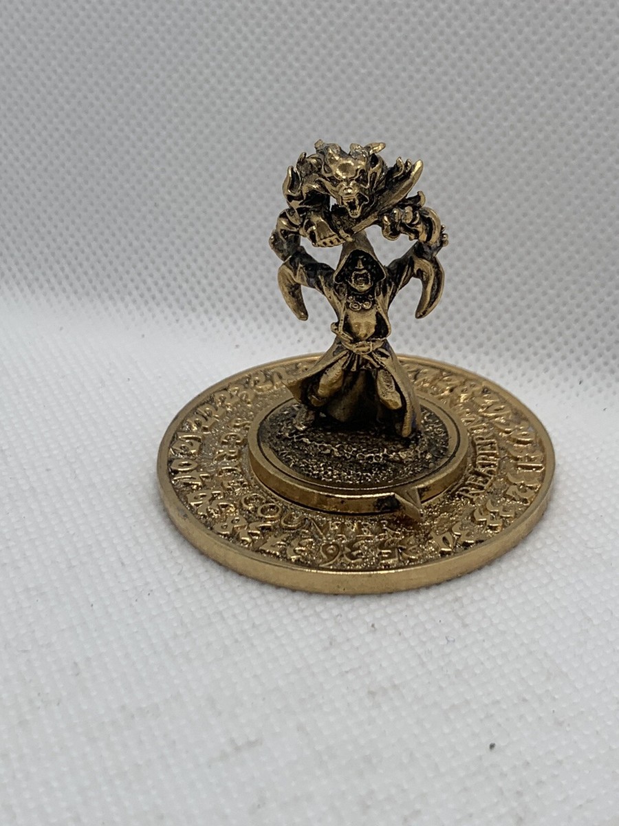 Scrye Wizard Life Counter, Reaper Miniatures 14k Gold Plated