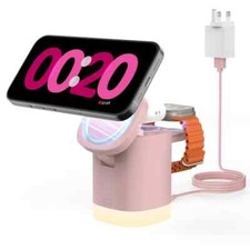 JoyGeek 3-in-1 Charger Stand for Magsafe, Foldable Wireless Charging Station