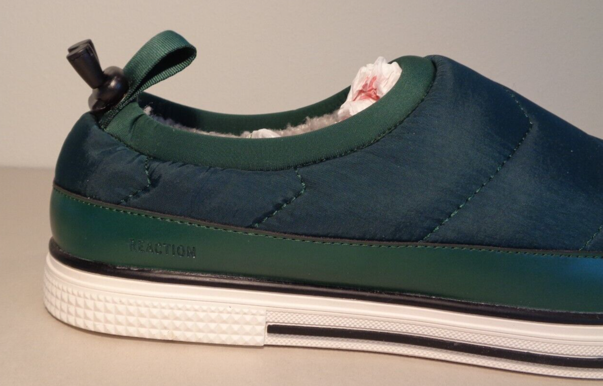 Kenneth Cole Reaction Ankir Quilted Green Slip On Shoes Mens 8 Faux Shearling Kenneth Cole Reaction Ankir Quilted Faux Shearling Loafer  main image 3