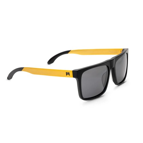 William Painter The Level Titanium Sunglasses Blackand Gold Frame Black Lens NIB