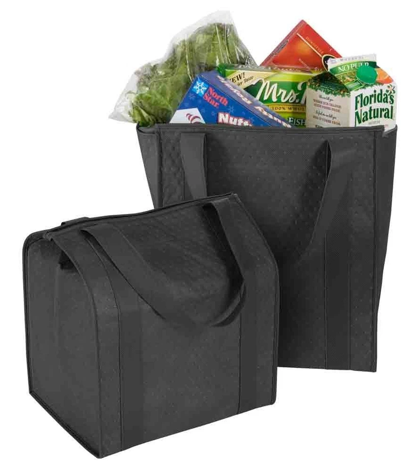 Bolsa de compras inteligente aislada de alta resistencia de gran capacidad (paquete de 2) Foto 2 de 4