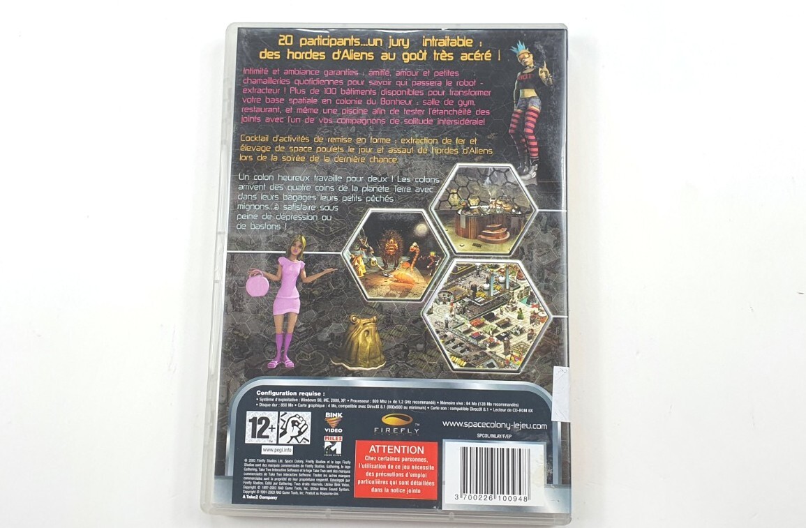 Space Colony PC Game 2003 CD-ROM Windows 98/ME/2000/XP TESTED