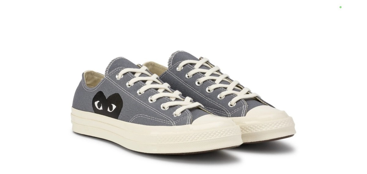 Converse Comme des Garcons CDG PLAY x Chuck 70 Low 'Steel Converse Comme des Garcons CDG PLAY x Chuck 70 Low 'Steel