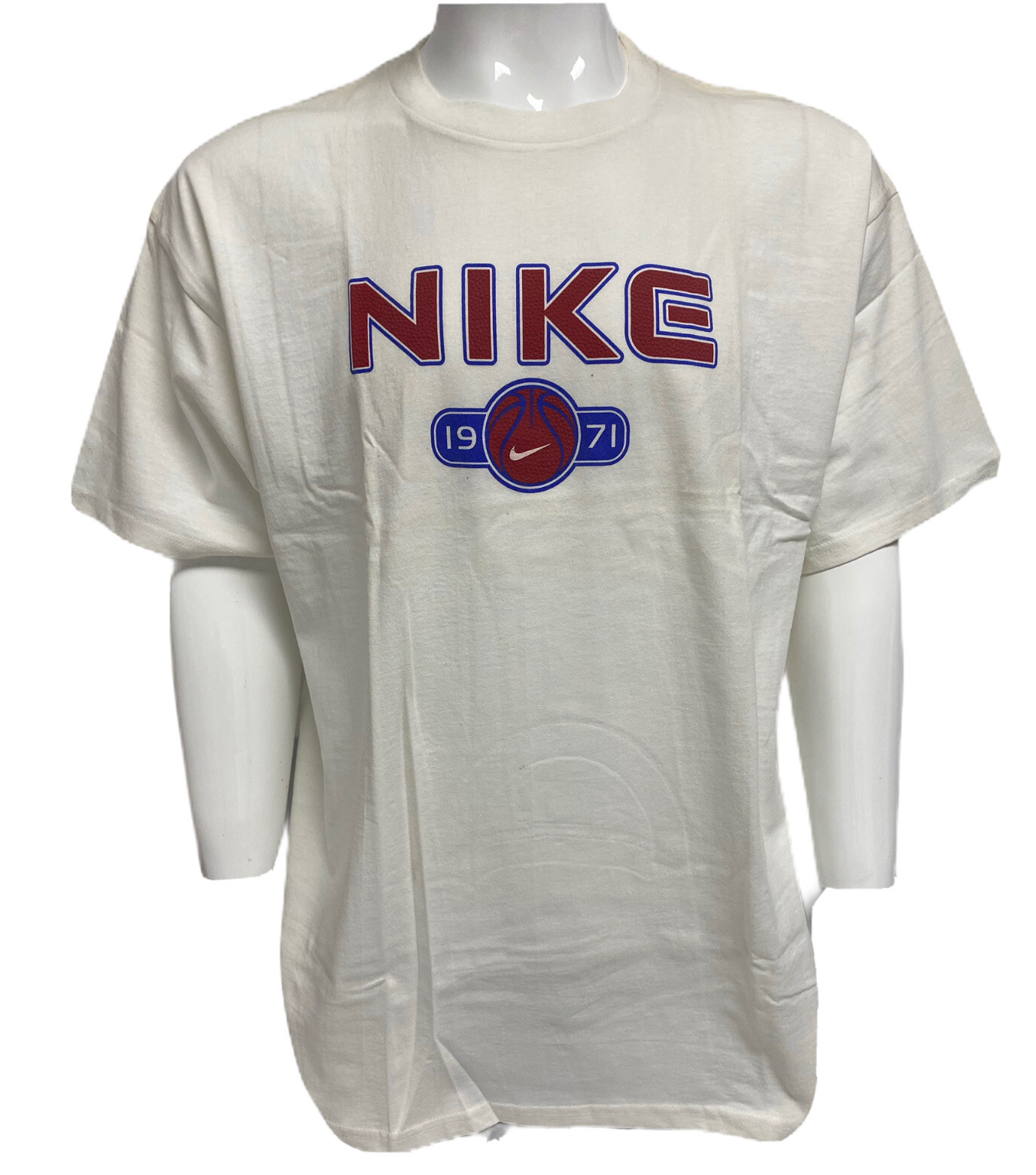 Vintage Nike Athletics 1971 White T 