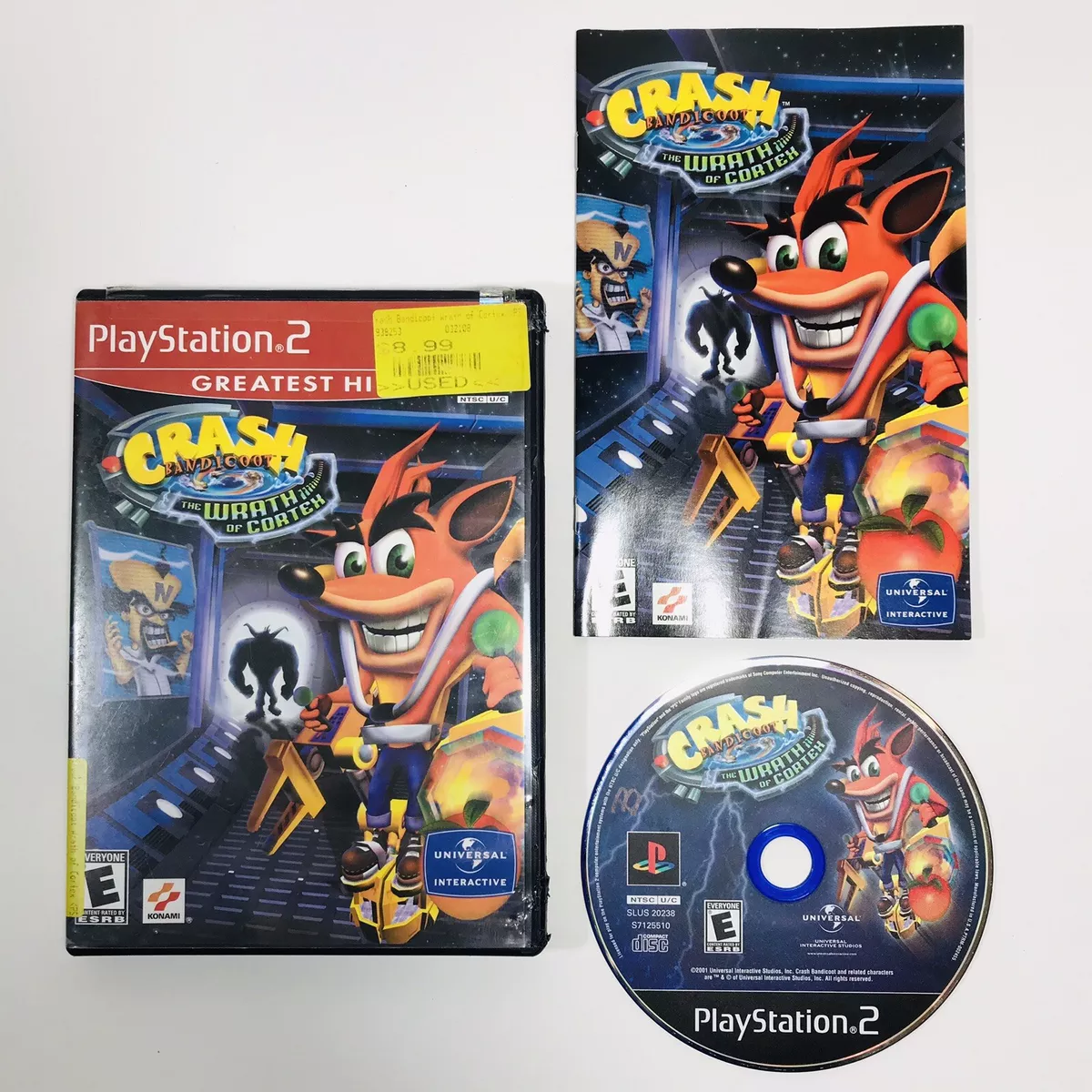  Crash Bandicoot: The Wrath of Cortex : Playstation 2: Video  Games