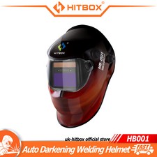 HITBOX True Color Solar Auto Darkening Welding Helmet Grinding MIG Welder Mask