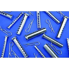 New Clevis Pin 3/16, 1/4, 5/16, 3/8, 1/2" Diameter, Length 2" with Clip