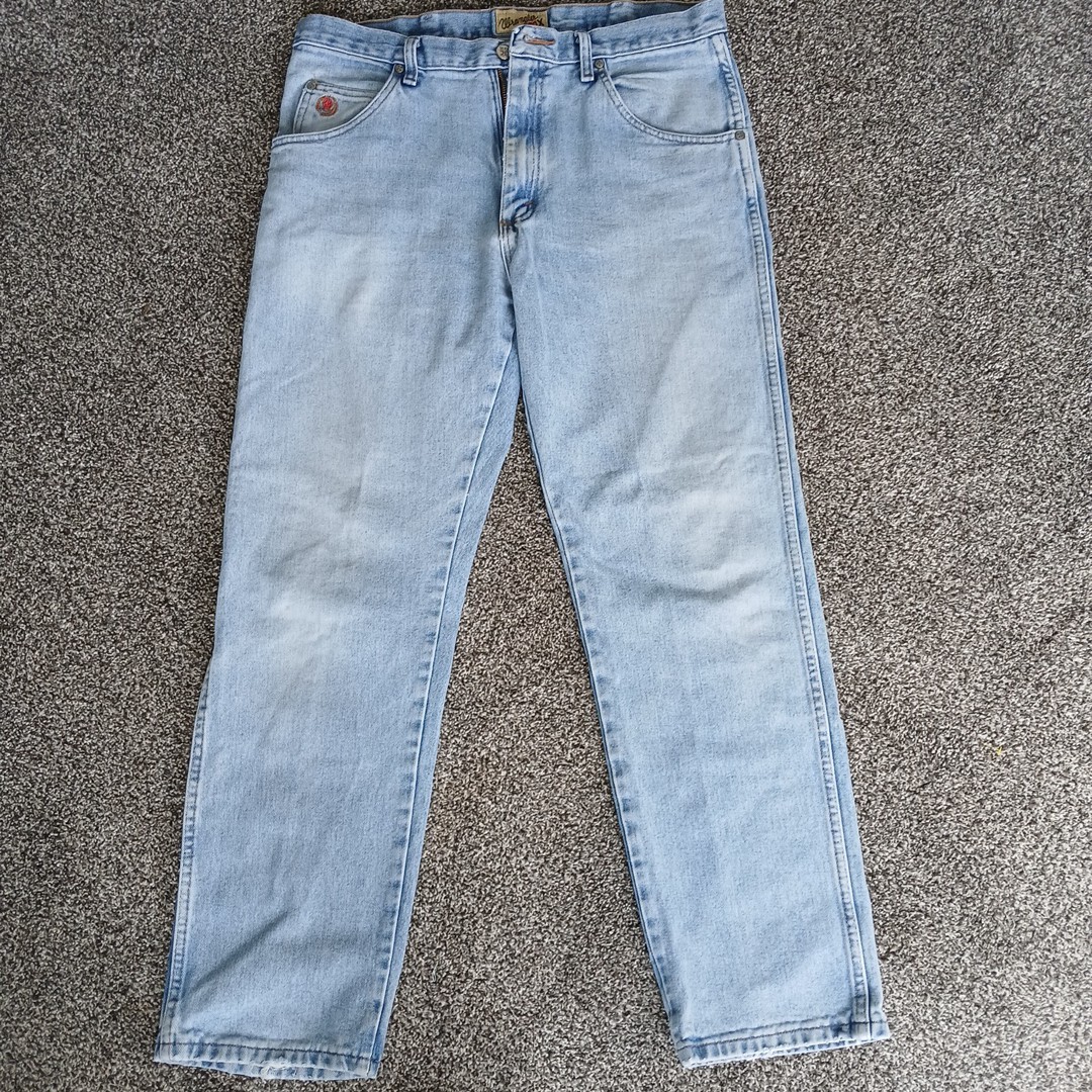 Mens 35x32 Style 22 Original Light Wash Denim
