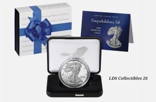 2026 Congratulations Set American Eagle 1oz Silver Proof Coin - PRESALE