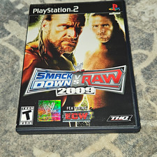 THQ WWE SmackDown vs. Raw 2009 Featuring ECW PS2 T NTSC-U/C Case Manual