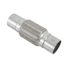 2.5''X6''universal stainless steel Exhaust Flex Pipe with Ends 10" Inch Long