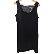 The Limited Vintage Black Velvet Sleeveless Mini Dress Womens 12 New With Tags