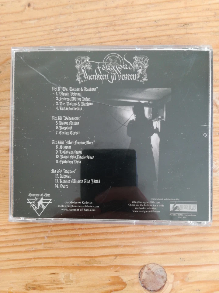 Förgjord - Henkeen Ja Vereen CD Behexen Satanic Warmaster - Bild 2 von 3