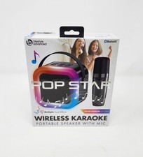 POP STAR Wireless Karaoke Portable Speaker with Mic NEW