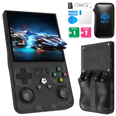 R36 MAX 4'' IPS Handheld Game Console Retro Gaming Open Source Emulator Player DE
