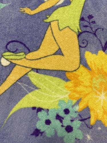 Disney Tinker Bell Wand Purple Small Fleece Blanket - Picture 7 of 9