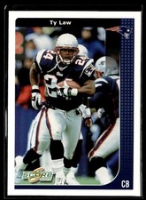 2002 Score Ty Law New England Patriots #134