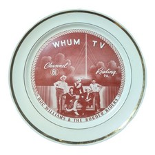 Doc Williams & The Border Riders Plate WHUM TV Reading Pa Channel 61 Country