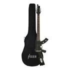 Haze Gun-Shaped Electric Guitar, Speckle Finish,LED Lights on Fretboard HDE500BK