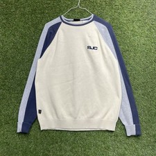 Sean John Sweater Mens XL Sweatshirt Pullover Spellout Knit Embroidered y2k 90s