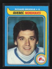 1979-80 Topps #176 Richard Brodeur Quebec Nordiques EX