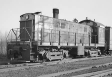 Burlington Northern Alco S6 950 at Duluth, MN April 23, 1971 8 x 10 Photo