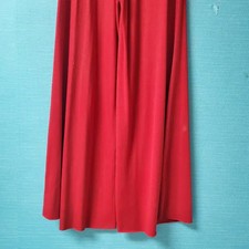 Red Wide Dance Pants - Modern Dance Wear, Size Approx 27-29