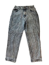 Vintage 80s Lee Riders Acid Wash High Waist Tapered Leg Jeans Made in USA