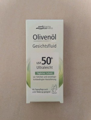 Olivenöl Gesichtsfluid LSF 50+ ultraleicht  50 ml, PZN 19157129 Neu