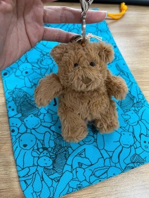Jellycat Bartholomew Bear Bag Charm Plush Keyring NWT 2026 | eBay