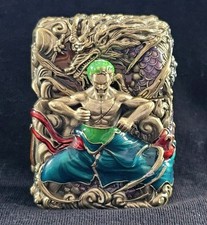 3D One Piece Roronoa Zoro Piratenjäger Manga Oda zippo Feuerzeug, Drachen, neu