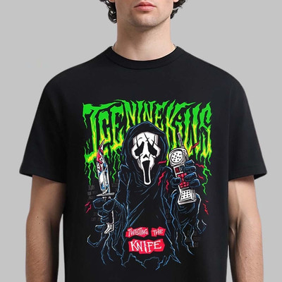 Ice Nine Kills X Ghost Face Scream 7 Nightmare On The Knife Part One T- - hoodie