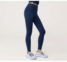 Size Small Allbirds Natural Legging Women's Navy Blue Merino Wool Blend NEW