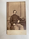 CDV: Waist-up Soldier w/Kepi, 8th Mass. Inf., Co E