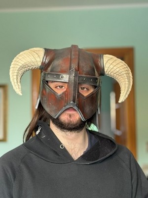 Skyrim Eisenhelm - 3D gedruckter Wikingerhelm - Handmade Elder Scrolls Cosplay 
