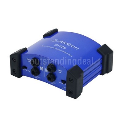 Alctron DI120 2CH Passive Direct Box for Electric Guitar Mixer & Guitar Speaker -