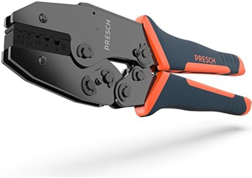 Crimpatrice Presch Professionale: Precisione 0.5-6mm² per Elettricisti
