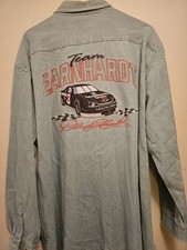 Dale Earnhardt the Intimidator #3 NASCAR Vintage Shirt L Button